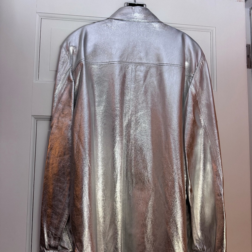 NWT IRO Nazil Leather Overshirt - Picture 5 of 11